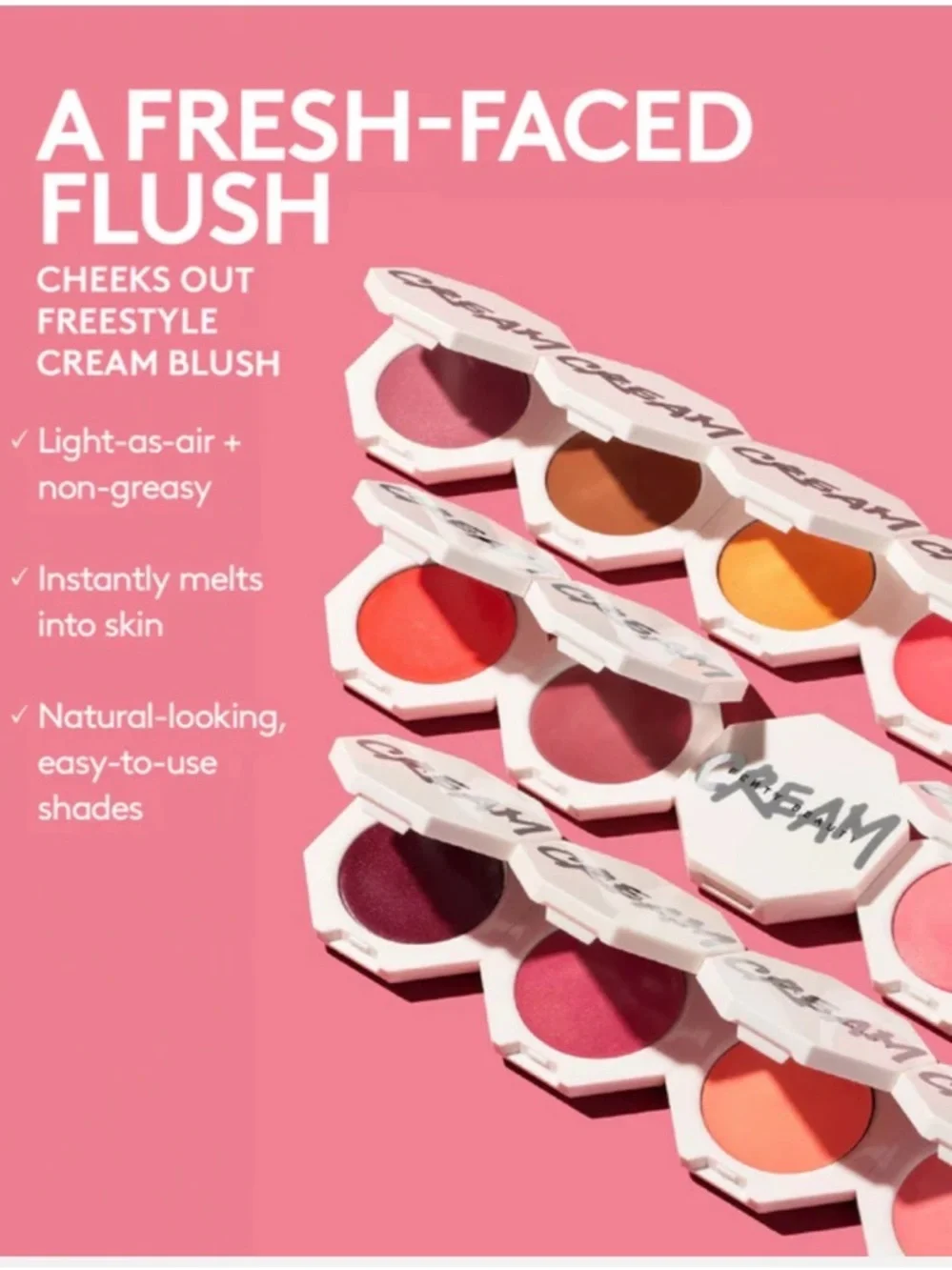 FeNtY Cream Cheeks Out Blush - soft tangerine